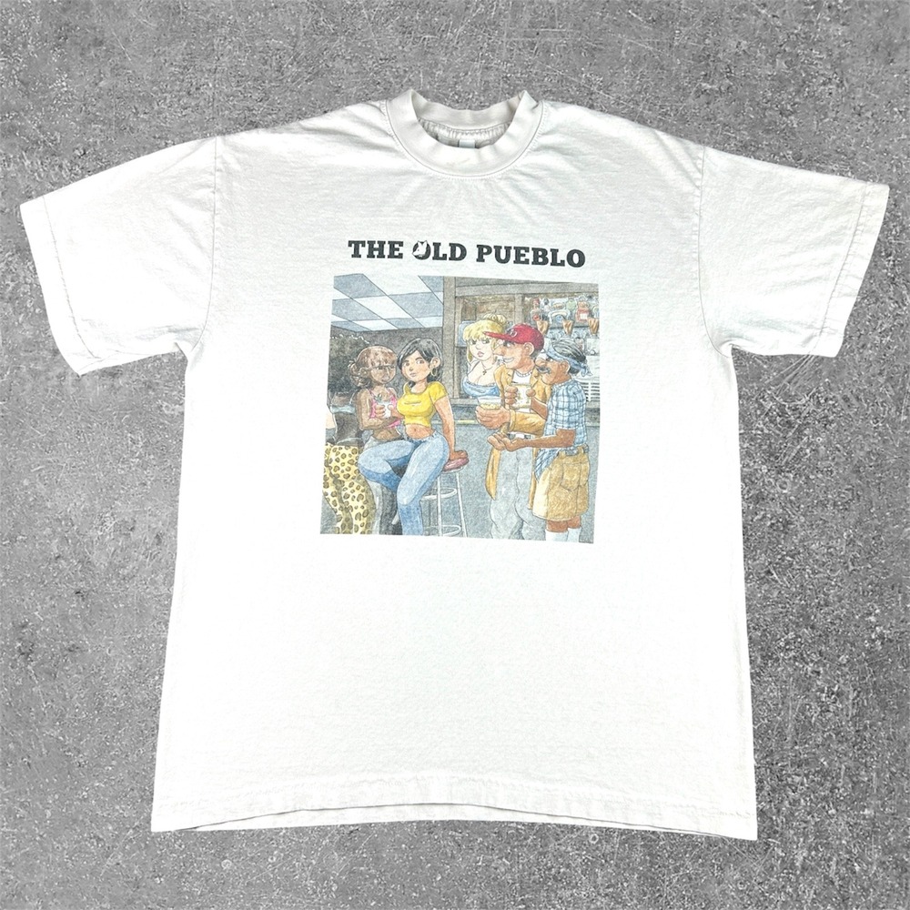 Los Angeles Apparel‎ The Old Pueblo Tucson Graphic T-Shirt Mens Medium White USA